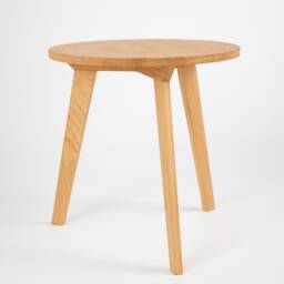 Outdoor Bistro Table - Solid Oak Mid Century Design - thumbnail 2