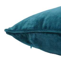 Handmade Emerald Green Cotton Velvet Cushion Cover With Piping 1 Piece - thumbnail 3