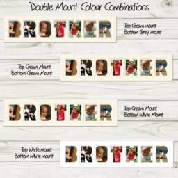 Brother Photo Frame Word Name Special Gift - 86 By Photos in A Word - thumbnail 2