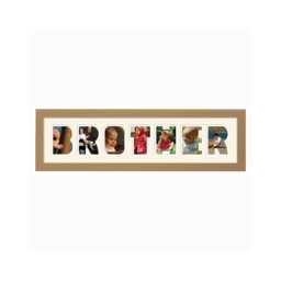Brother Photo Frame Word Name Special Gift - 86 By Photos in A Word - thumbnail 1