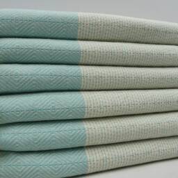 "Turkish Peshtemal, Turkish Towel, Bohemian Towel, Mint Green Peshtemal, 40""x70" - thumbnail 3