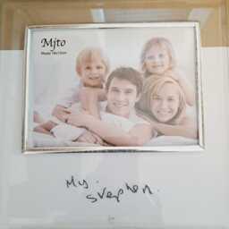 Personalised Handwriting Engraving Photo Frame With Gift Box - thumbnail 4