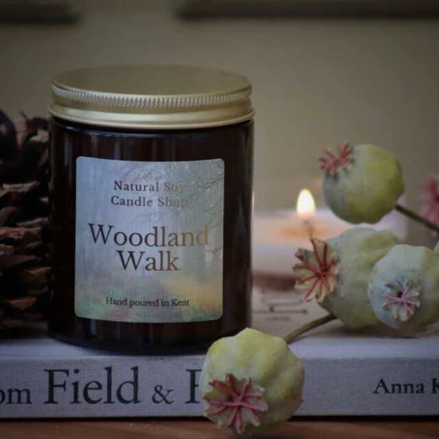 Woodland Walk Candle, Earthy Pine, Eucalyptus & Woods Luxury Gift - image 1