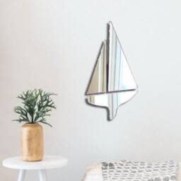 Shatterproof Acrylic Mirror Wall Art Personalized Engraving - thumbnail 2