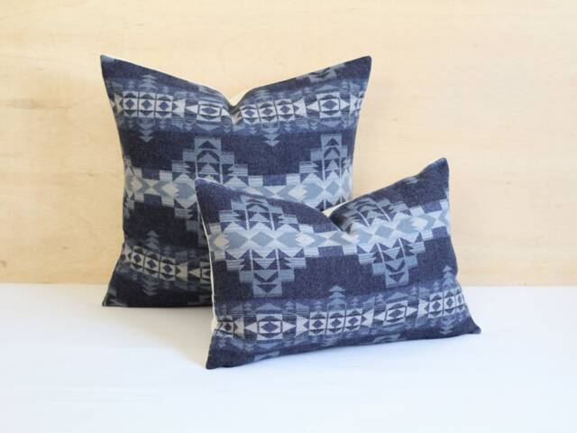 Desert Dawn Pillow Cover, Blue Southwestern Cover - Made To Order - image 1