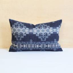 Desert Dawn Pillow Cover, Blue Southwestern Cover - Made To Order - thumbnail 3