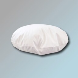 60 cm Round Cushion With 700 G Feather Filling, Inner Cushion, Seat in Cream Or White - thumbnail 3