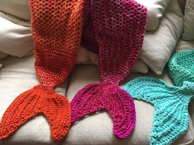 Mermaid Tail Blanket, Newborn - Xl Adult Sizes Available - Custom Size Available As Well - image 1