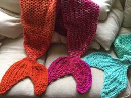 Mermaid Tail Blanket, Newborn - Xl Adult Sizes Available - Custom Size Available As Well