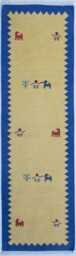 Handmade Kilim Runner Rug Turkish Motif Flatweave, Custom Size