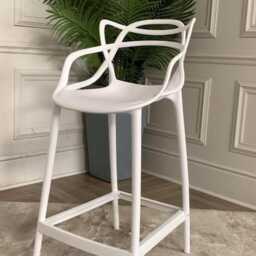 Niches White Masters Kitchen Counter Bar Stool 65cm Seat Height Outdoor/Indoor - thumbnail 3