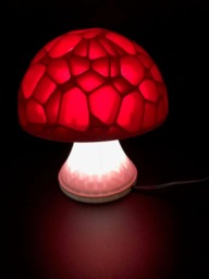 Magical 3D Printed Led Mushroom Table Lamp - Perfect For Ambiance & Decor