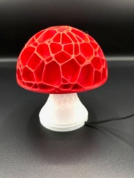 Magical 3D Printed Led Mushroom Table Lamp - Perfect For Ambiance & Decor - thumbnail 2