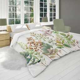 Cozy Botanical Garden Comforter, Rustic Nature Bedding Gift For Biophilic Or Farmhouse Bedroom #157 - thumbnail 2