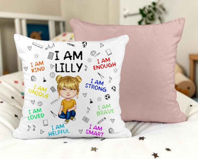 Children's Personalised Affirmation Cushion - image 1
