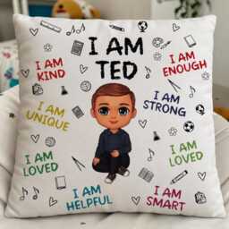 Children's Personalised Affirmation Cushion - thumbnail 2