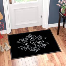 Personalised Custom Printed Family Name Doormat, Ideal Gift For Him/Her - thumbnail 1