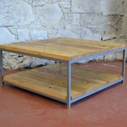 Coffee Table With Shelf, Bespoke Handmade Furniture Made To Measure in Scotland - thumbnail 2