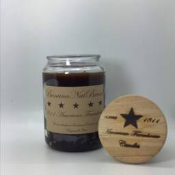 Banana Nut Bread Highly Scented Candle/Apothecary Jar 26Oz/Paraffin Wax/Farmhouse Candle/Handpoured Candle/Country Primitive Candle/ - thumbnail 2
