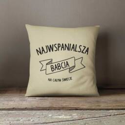 Polish Grandma Pillow Babcia Gift Decorative Throw Best Cushion For Home Decor - thumbnail 4
