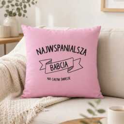 Polish Grandma Pillow Babcia Gift Decorative Throw Best Cushion For Home Decor - thumbnail 2
