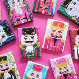 Tea, Darling? Nutcracker Canvas Art Wall Decor, Ready To Hang, Christmas By Jennifer Mccully - thumbnail 4