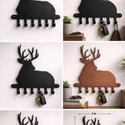 Buck Deer Resting Key Holder - [4500001] - thumbnail 2