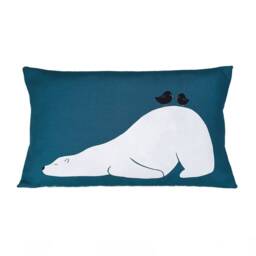 Polar Bear, Dorm Room Decor, Collage Student Gift, Bird Pillow, Decorative Pillows For Bed, Gift Kids, Nursery Funny Pillow Cover - thumbnail 2