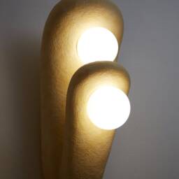 Large Wall Light, Clay Wall Sconce, Japandi Ceramic Sconce, Light Modern, Sconce Accent, Modern Home Gift, Light Wabi Sabi - thumbnail 2