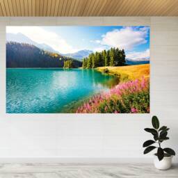 Azure Pond, Unique Place On Earth 3D View Wall Sticker Poster Decal A838