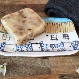 Handmade Ceramic Soap Dish Cottagecore Design With Drainage Holes - thumbnail 3