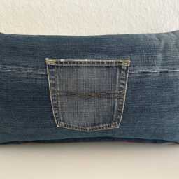 Vintage Pillow Cover Usa Stars & Stripes Route 66 - thumbnail 4