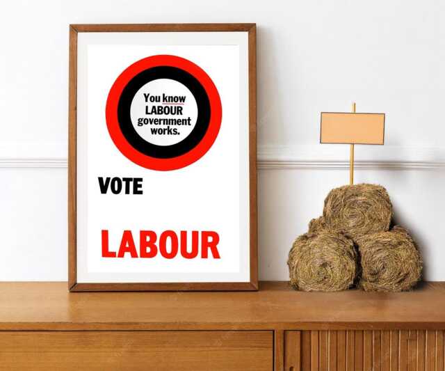 1966 British Labour Party Election Poster Reprint - image 1
