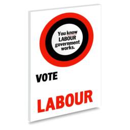 1966 British Labour Party Election Poster Reprint - thumbnail 2