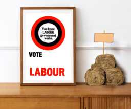 1966 British Labour Party Election Poster Reprint - thumbnail 1