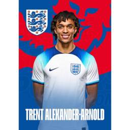 England Trent Alexander-Arnold 22/23 Headshot Poster - Officially Licensed Product A4/A3 + Framed Option - thumbnail 1