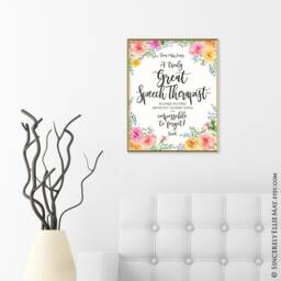Speech Therapy Custom Slp Gifts Appreciation Printable - Therapist Or Pathologist Wall Art Thank You Personalization You Print 40328 - thumbnail 3