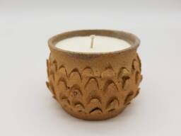 Ceramic Pinecone Candle