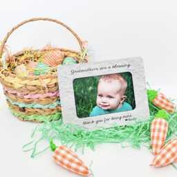 Personalized Godmother Picture Frame Only The Best Sisters Get Promoted, Custom Child's Name Gift - thumbnail 4