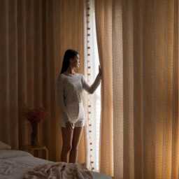 15 Colours A Pair Of Textured Curtains For Girls Room, Custom Boho Curtain Panel, Living Room Bedroom Curtains, Made, Room Divider - thumbnail 4
