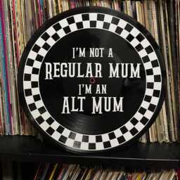 White I'm Not A Regular Mum An Alt , Emo Record Wall Art, Gothic, Music, Gift, Vinyl, Tattoo Style, Retro Decor, Artist - thumbnail 3