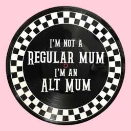 White I'm Not A Regular Mum An Alt , Emo Record Wall Art, Gothic, Music, Gift, Vinyl, Tattoo Style, Retro Decor, Artist - thumbnail 2
