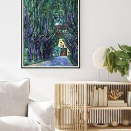 Gustav Klimt Poster, Avenue Of Schloss Kammer Park, Wall Art Decor, Nouveau, Home Interior Design, Modern Art, Gift Idea - thumbnail 3