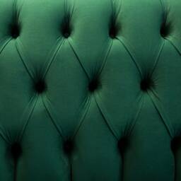 Handmade 2 Seater Emerald Green Velvet Fabric Chesterfield Sofa - thumbnail 3