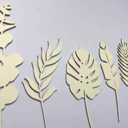 Wooden Flowers - Boho Nursery Flower Decor Wildflower Bedroom Theme Wall Decal Girls - thumbnail 3
