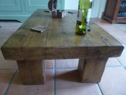 Handcrafted Rustic Coffee Table Made Form Reclaimed Timber