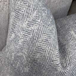 Blue Herringbone Cushion Cover, Woven Throw Pillow Cover For Sofa Bed -Furnishing Durable Designer Fabric Worldwide Shipping - Double Sided - thumbnail 3
