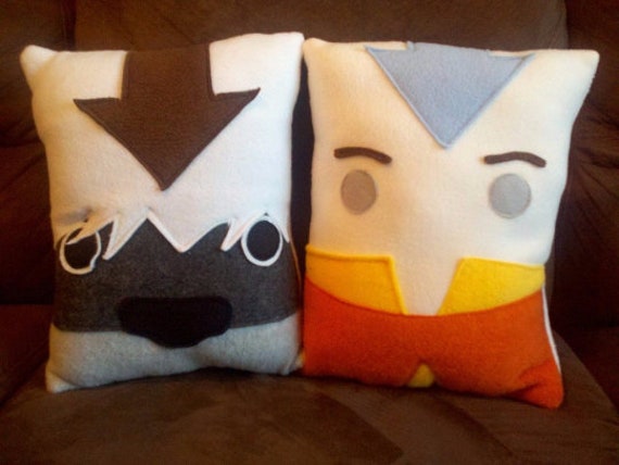 Aang, Appa, Zuko Pillow, Cushion, Plush - image 1