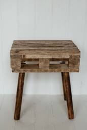 Pallet Style Rustic Plant Stand/Side Table - thumbnail 1