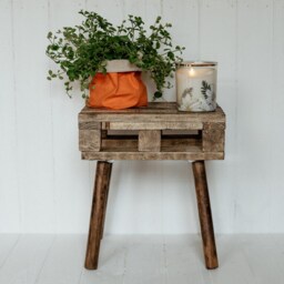 Pallet Style Rustic Plant Stand/Side Table - thumbnail 4